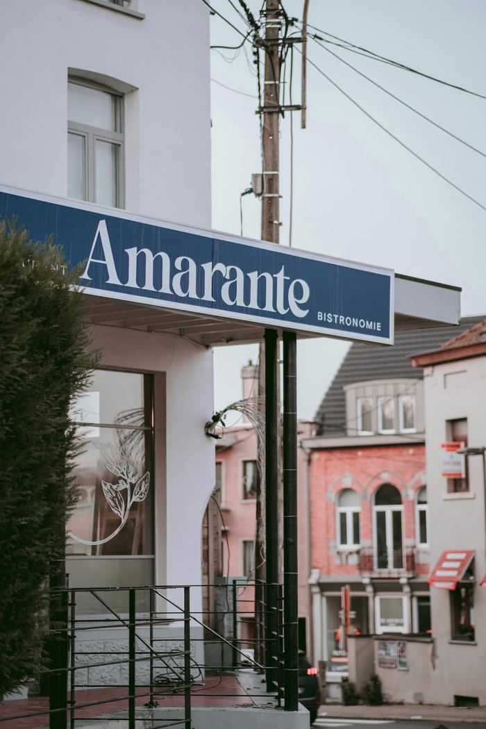 Enseigne Amarante &middot; sign painting