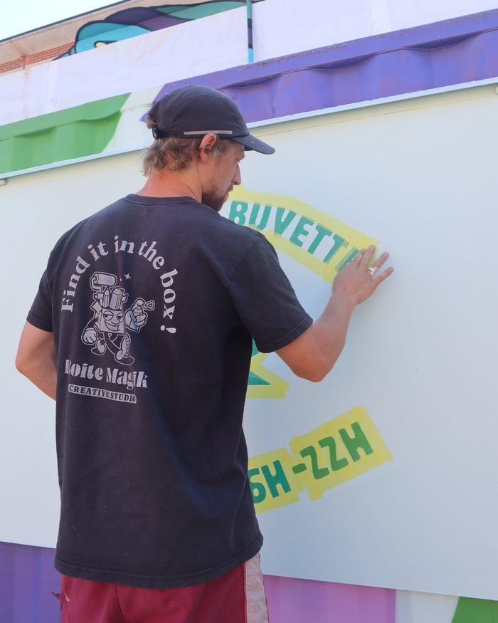 Atelier graffiti en ext&eacute;rieur