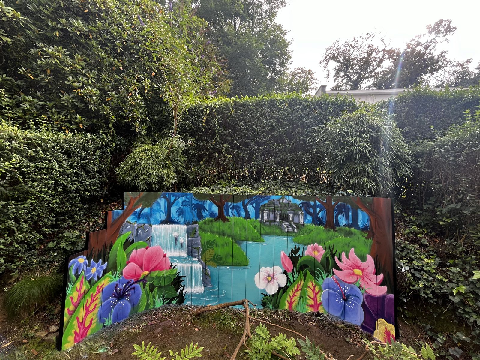 Fresque de jardin