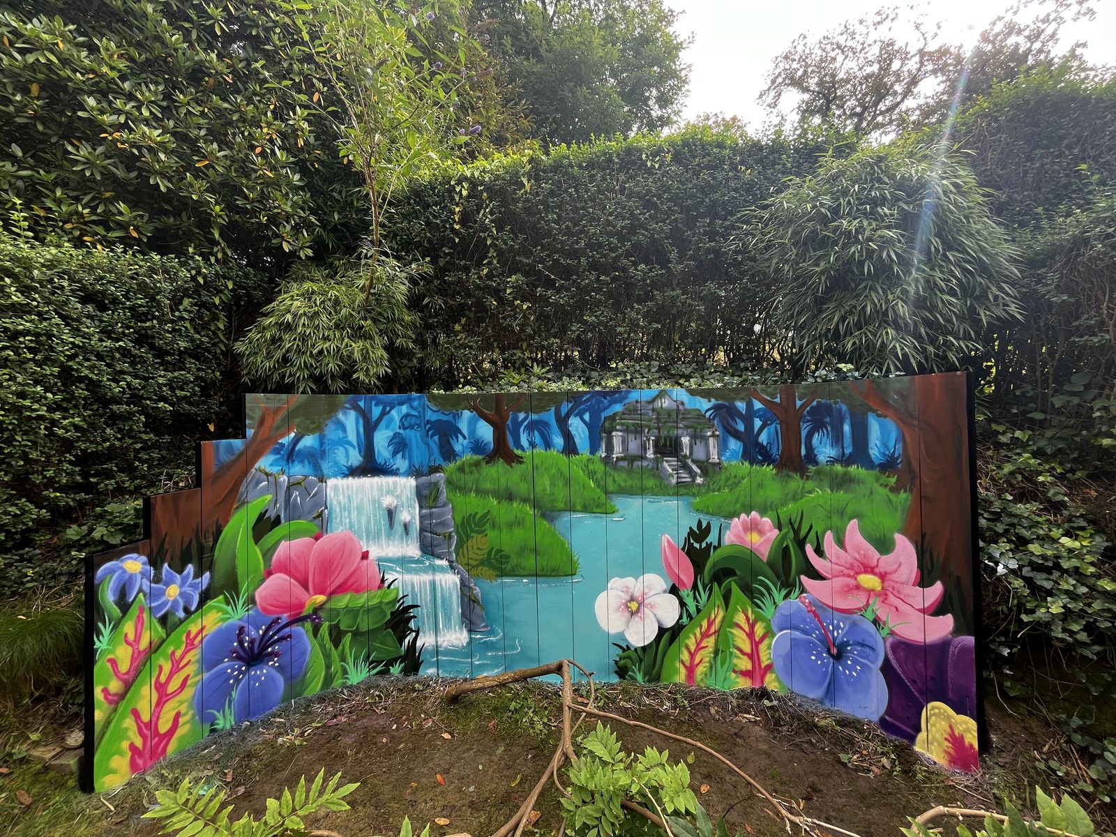 Fresque de jardin