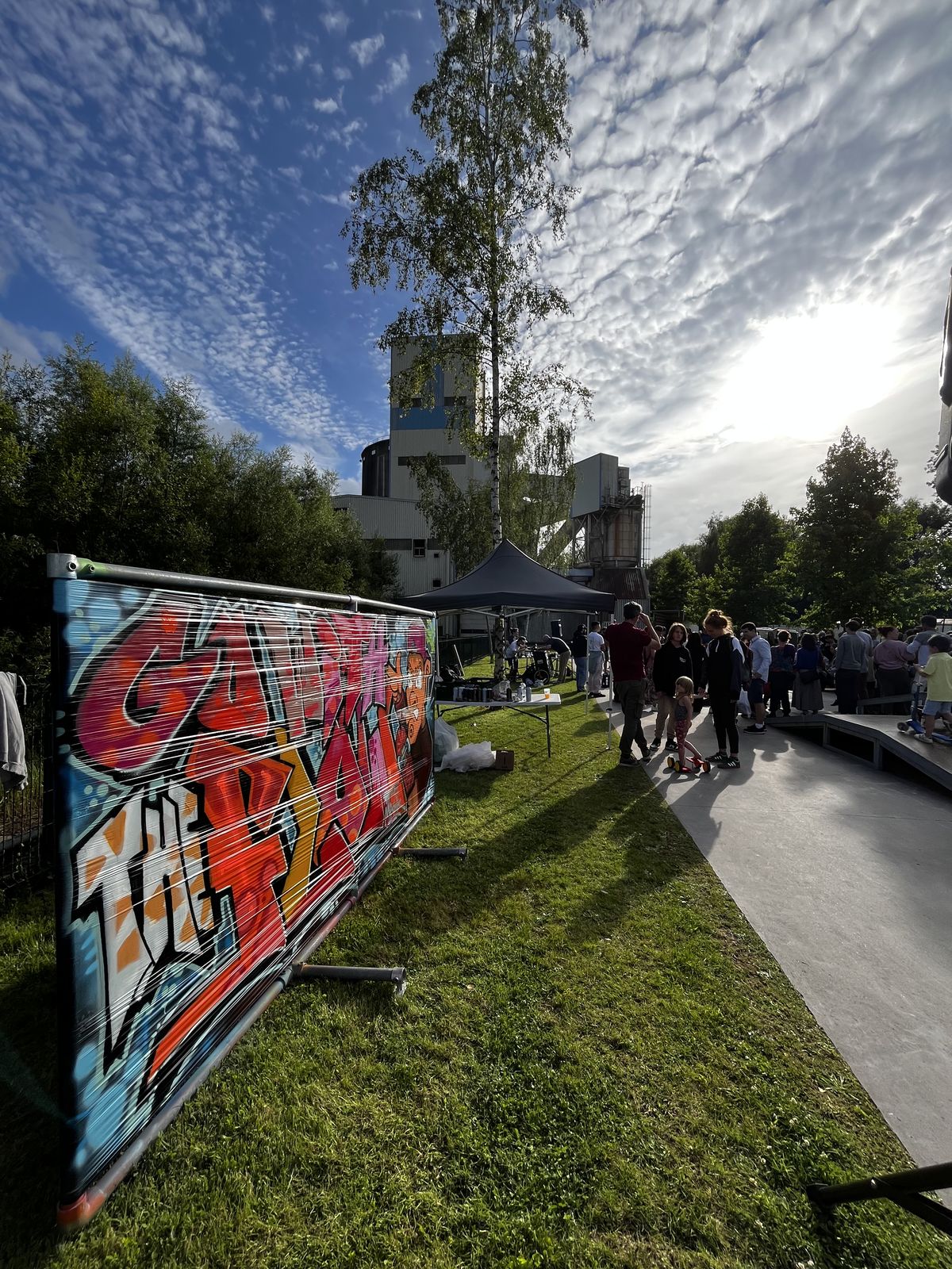 Live painting participatif