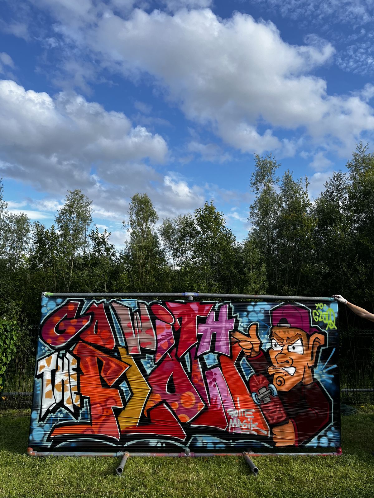 Live painting participatif