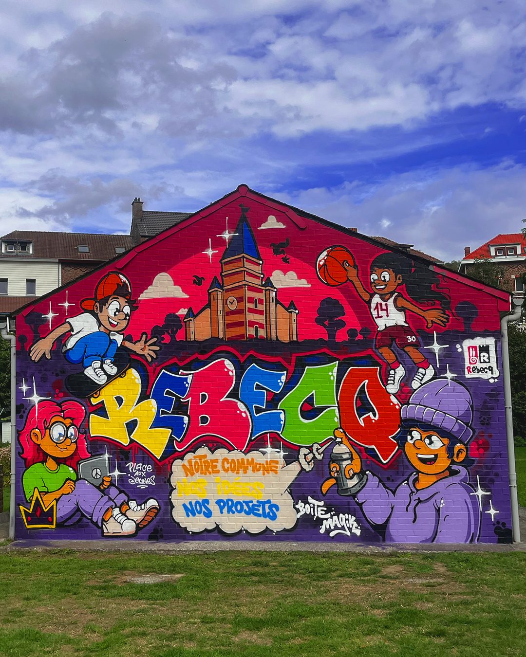 Fresque murale Rebecq