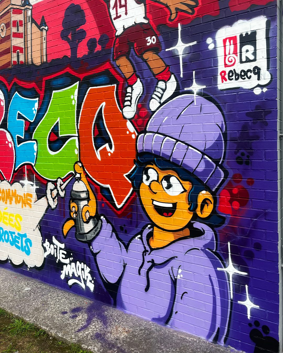Fresque murale Rebecq