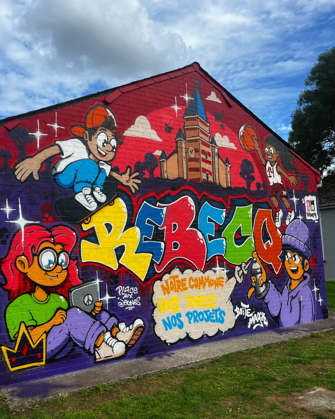Fresque murale Rebecq